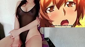 hentai episode features wet pussy close-ups and creampie scenes with cosplay 😏