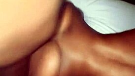 Yo, check this slim thick Vegas stripper from 2023 talking trash while riding hard on that dick.