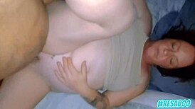 fat prostitute feels close-up pussy fucking in emotional scene