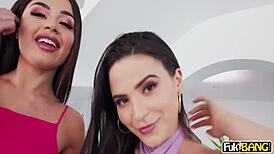 martina smeraldi and ariana van x their big butts get fucked hard