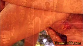 big boobed blonde babe enjoys outdoor fun on the porch with friends