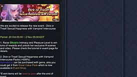 Olivia Plays Wet Pussy In Vampire Sex Scene