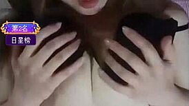 yiyi squirts and blows in her big self-touching show?