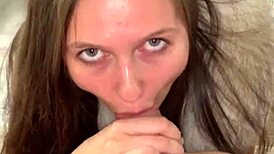 i got a pov blowjob and titjob from stacy cruz, that hot big tits teen babe