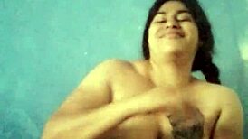 she performs oral sex in front of the camera