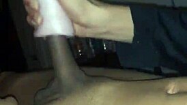 gay mexican twink jerks off his gigantic cock