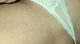 blonde spanish wakes me at midnight rubbing my pussy with her cock