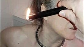 Hamba dapat pancut dan hisap ayam BDSM dengan pelacur