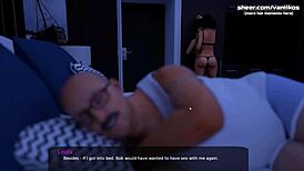 lickin stepmom’s wet pussy while hubby watches, oops milfy city part 16