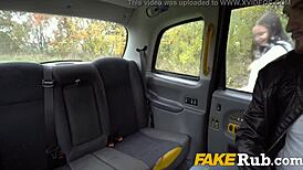 Sofia Lee drives taxi while passenger enjoys the ride