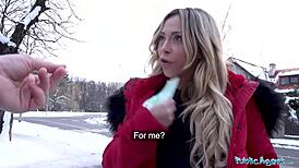 public agent french babe jennifer amilton bangs guy in office!