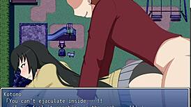 she tried to catch a pervert and ended up bound in hentai game humiliation