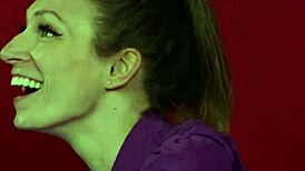 Tattooed British beauty kneels for a close-up POV cocksucking session with pure skill.