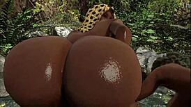 Tribal Twins With Big Afro Tits And Ass