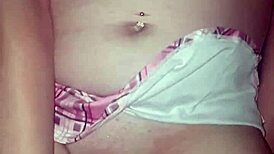 Using Vibrator In Sexy Underwear For Intense Orgasm