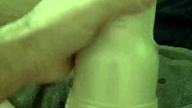 Solo Fleshlight Wank with Internal Cumshot