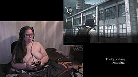 Naked Brunette BBW Playthrough Part 15