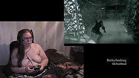 Naked Brunette BBW Playthrough Part 15