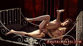 b ass gaping while men slave to feet, poor lil jade jantzen dominated in extreme bdsm.