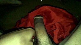 horny indian bisexual shemale jerks in red satin