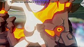 레이든 또 큰일 났어... 파트2 엉망 3D 헨타이!