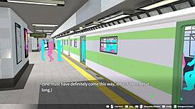 Loop Train H-Game: Exciting Elevator Encounter