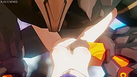 oh man, raiden’s in deep trouble again... part 2, messed up 3d hentai!