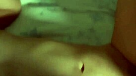 asian milf gets shaved creampie in homemade clip