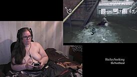 Naked Brunette BBW Playthrough Part 15