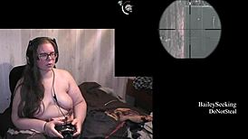 Naked Brunette BBW Playthrough Part 15