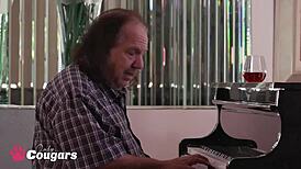 mysti may choked on long skinny cock for creampie