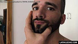 Yo, I'm turning this Latino gay teen into my personal sex servant outdoors.