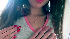 Rough Blowjob with Big Dick for Cute Brunette Babe