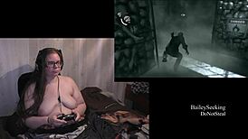 Naked Brunette BBW Playthrough Part 15