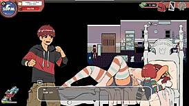 i watch this cute hentai girl get extreme deepthroat and creampie in spooky milk life