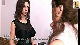 Dalam Being a Dik, laluan chick 41 sambut ke pink rose dengan pirang tetek besar seks erotis