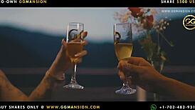 Lesbian Fingering Scene At Mansion