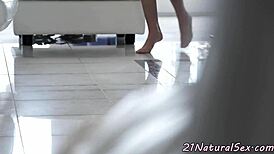 classy eurobabe bent over and pounded doggystyle after teasing