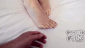 She is just 18 with all-natural ddd tits in casting