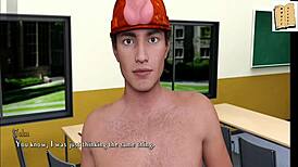 Dalam Being a Dik, laluan chick 41 sambut ke pink rose dengan pirang tetek besar seks erotis