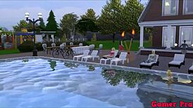 shippuden cap 3 madara pool party with tsunade