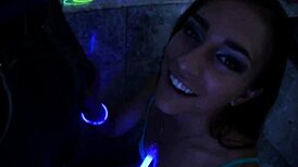 i inked teen 18+ tugging cock in pov outdoors