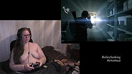 Naked Brunette BBW Playthrough Part 15