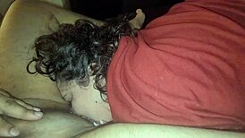 Curious Frank getting rimjob from chubby Mexican