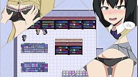 she tried to catch a pervert and ended up bound in hentai game humiliation