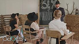 River Fox and Danni Rivers Explore Loophole with Big Tits