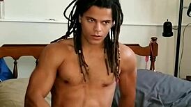 Ivory White in Solo Gay Twink Fun.