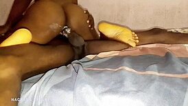 She insisted fucking me this time but i made her pussy wet with creamy sperm