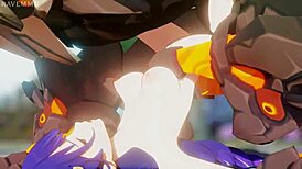 oh man, raiden’s in deep trouble again... part 2, messed up 3d hentai!