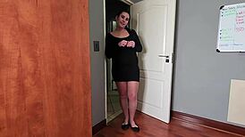 Wow, finally sucked my colleague’s huge dick and got a facial POV! 😜